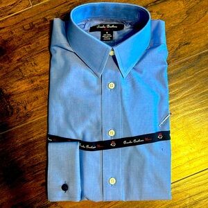 NWT Brooks Brothers boys 8 button down shirt, french cuff